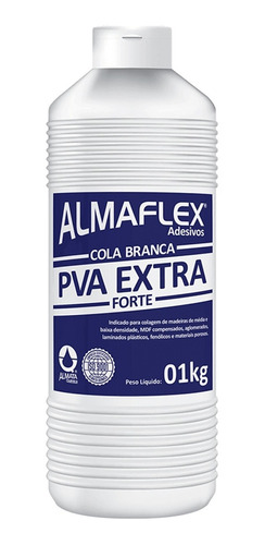 Cola Branca Extra Forte Pva 1kg - Almaflex