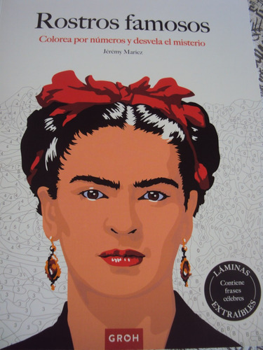 Rostros Famosos Frida Kahlo,madonna,michael Jackson,gandhi..