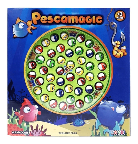 Juego De Mesa Pescamagic - 45 Piezas Faydi E.full