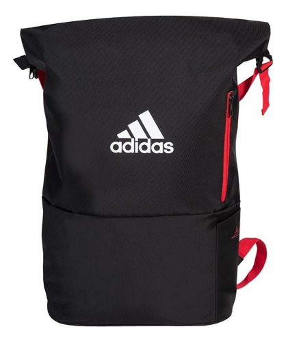 adidas Mochila Raqueteira Multigame Ale Galán Padel Beach Te Cor Preta/vermelha