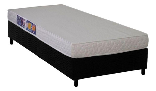 Conjunto Box Solteiro: Colchão Espuma Ortobom D23 Light Saúd