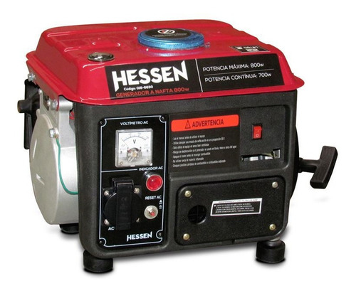 Generador Hessen Pro 800w 2 Tiempos 1 Año Garantia