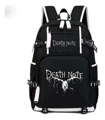 Mochila Periférica Death Note Con Compartimento Para Ordenad