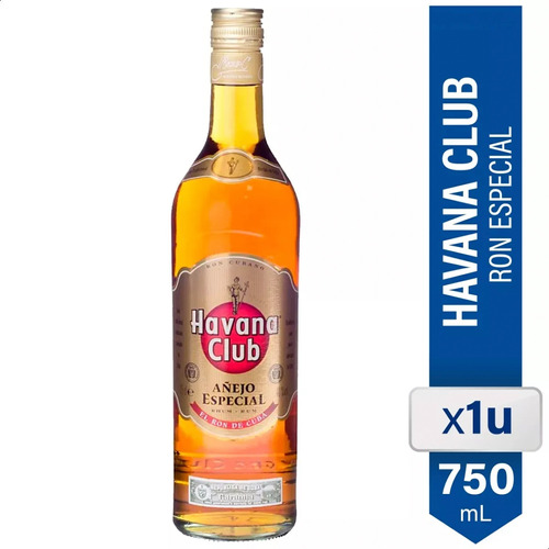 Ron Havana Club Añejo Especial Dorado Botella De 750 Ml
