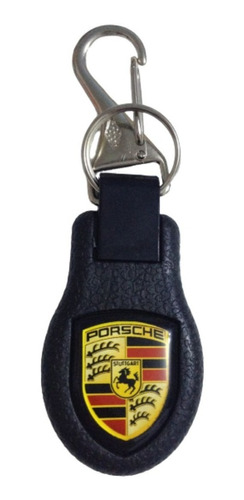 Chaveiro Mosquetão Carro Porsche Emborrachado Logo Marcas