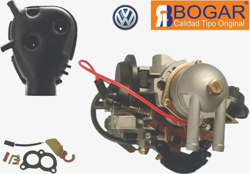 Carburador 2 Gargantas Completo Y Tapa Vw Combi 1.8l 86-91