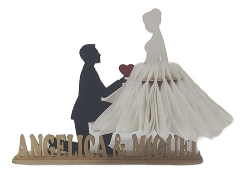 Servilletero Para Boda Decorado Personalizado Centro De Mesa