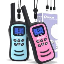 Comprar Kids Walkie Talkies 2 Pack, Rechargeable Walkie Talkies...