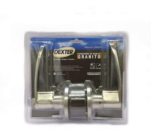 Imagen 6 de 7 de Cerradura Chapa De Manija Para Puerta De Baño Dexter