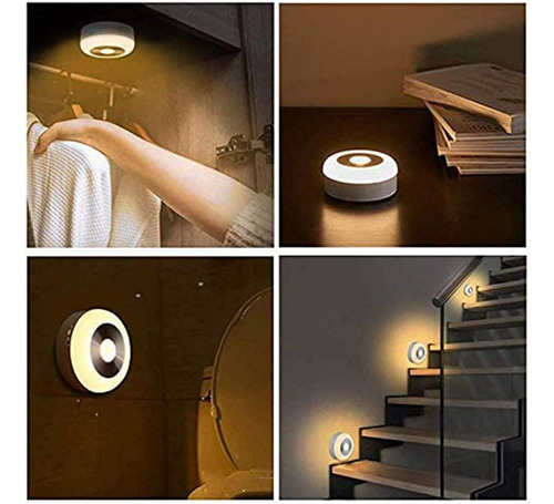Luz Nocturna Con Sensor De Movimiento, Luz Led Recargable De