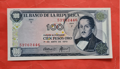 Billete 100 Pesos 1970