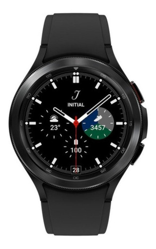 Imagen 3 de 5 de Samsung Galaxy Watch4 Classic (Bluetooth) 1.4" caja 46mm de acero inoxidable black, malla black de fluoroelastómero y bisel black de acero inoxidable SM-R890