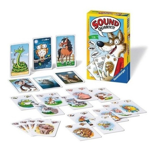 Juego De Mesa Imitar Sonidos De Los Animales Sound Quartett