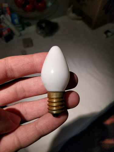 Bombillo Aji/vela 7-watt E12 120v Incandescent Blanco 5 Pzas