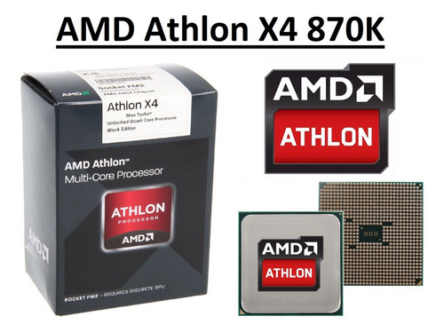 Processador Amd Athlon Ii X4 870k Fm2+ 3.9ghz Ad870kxbi44jc. (Usado)