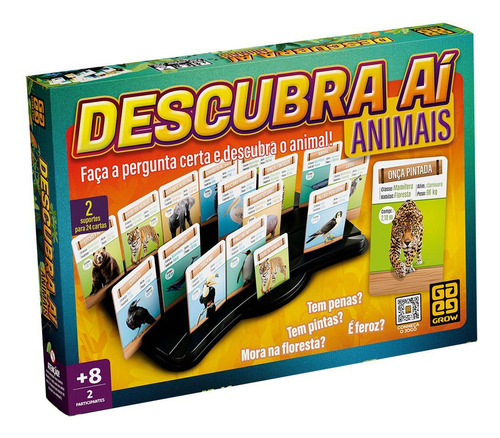 Jogo Descubra Ai Animais - Grow