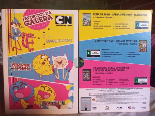 Imagem 4 de 5 de Hora De Aventura Original Box Filme Dvds .