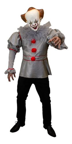 Imagen 1 de 1 de Disfraz De It Pennywise Para Adulto Economico Payaso Eso