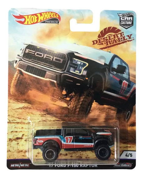 Hot Wheels Car Culture Desert Rally 4/5 17 Ford F-150 Raptor