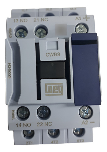 Contator Weg Tripolar Cwb9 220v 9a Para Guincho Csm