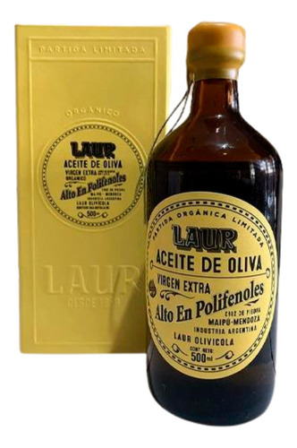 Aceite De Oliva Ex. Virgen Laur Alto En Polifenoles X 500cc