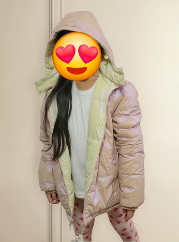 Camperas Niños Niñas Reversible Tornasolado