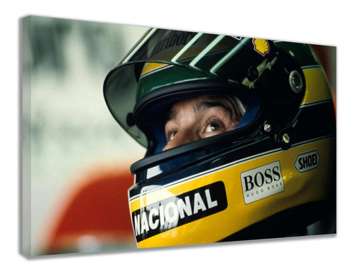 Marco artístico de calidad Ayrton Senna Grand Canvas Formula 1