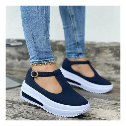 Sandalias De Zapatos Individuales Casuales De Moda Coreana P