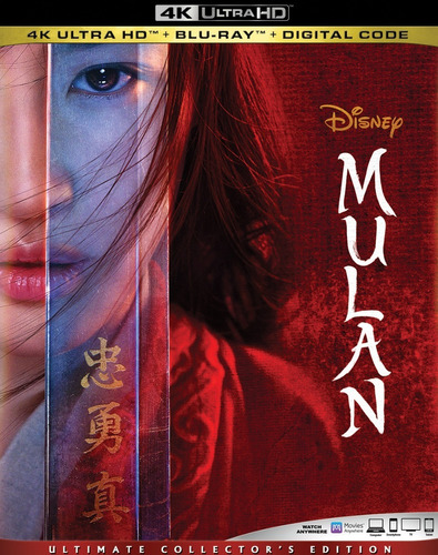 4k Ultra Hd + Blu-ray Mulan (2020)