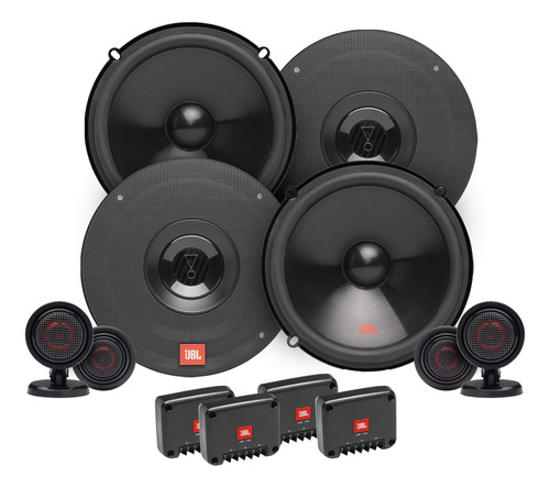 Paquete 2 Jbl Club 602ctp Set De Medios Mas Q Focal 165as