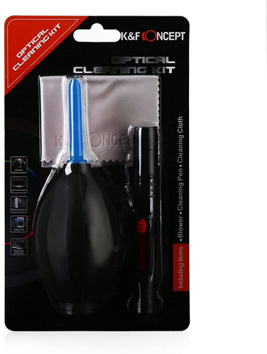Imagen 3 de 4 de Kit De Limpieza Optica K&f Concept