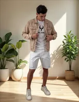 Comprar Casacas Jeans Overside Beige Pack X2 - Full Jeans