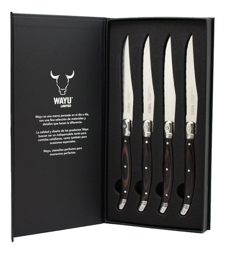 Set 4 Cuchillos Black Mesa Wayu Limited