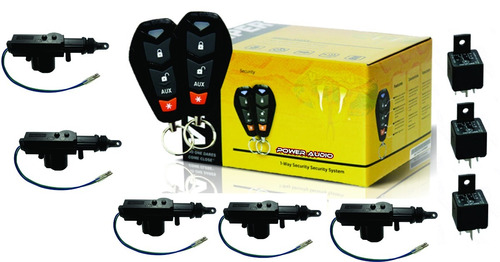 Kit Alarma Viper 3106v 5 Actuadores Seguros 3 Relay Original