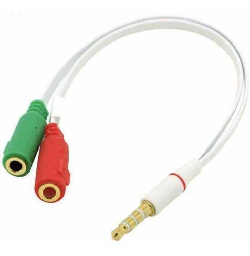 Cabo Adaptador P3 (p2 Combo) P/ Fone E Microfone Headset