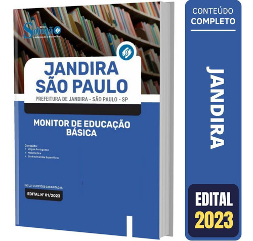 Apostila Concurso Jandira Sp - Monitor De Educação Básica