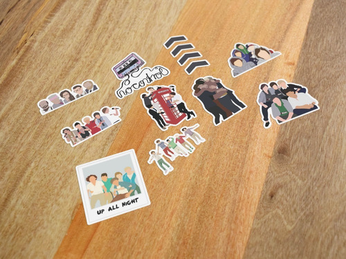 Stickers One Direction (2da Edición) - Pack X10 Resiste A