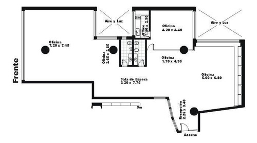 Oficinas De 370 M2 Con Renta, Excelente Estado, Recoleta, Frente A Pza Vicente López.