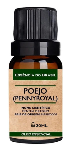 Óleo Essencial Poejo (pennyroyal) 20ml - Puro E Natural