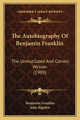 Libro The Autobiography Of Benjamin Franklin The Autobiog...