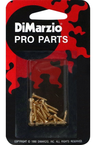 Tornillos Mica Frontal Y Trasera Dorados Fh1000g Dimarzio