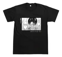 Comprar Playera Levi Ackerman Capitán Attack On Titan Shingeki Anime