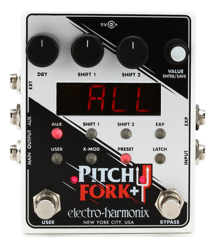 Pedal Electro Harmonix Pitch Fork + Polyphonic Pitch Shift