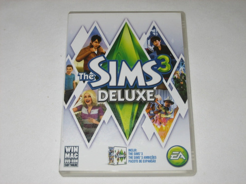 The Sims 3 De Luxe +ambições+pcte. Expansão - 2010 - Dvd-rom
