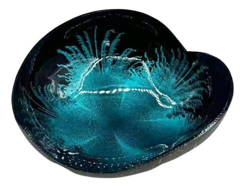 Heart Candy Bowl Cuenco Decorativo Azul En Forma De Corazón