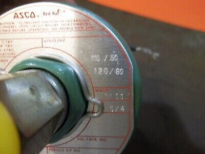 Asco Red Hat Solenoid Valve 8314c15 120/60 1/4 3-u 26639s
