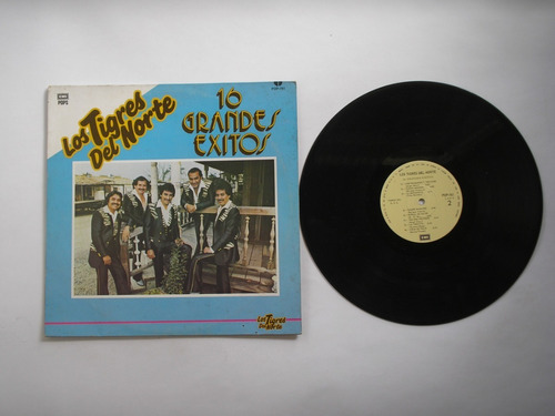 Lp Vinilo Los Tigres Del Norte 16 Super Exitos Mexico  1984