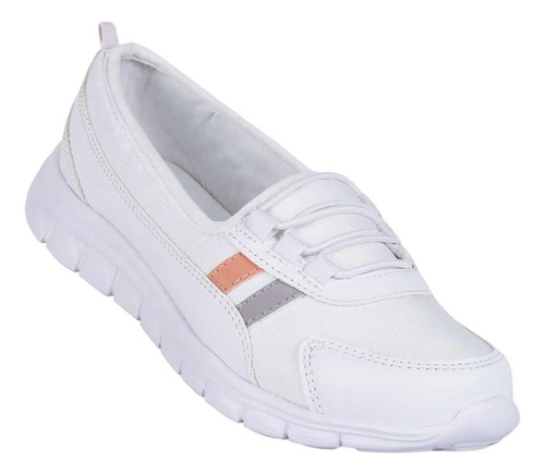 Tenis Casual Mujer Blanco Stfashion 08704002