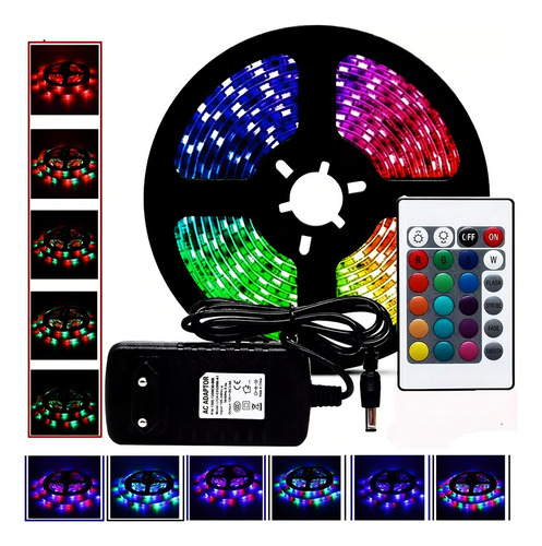 Fita De Led Com Controle 3m Ka-3m-sk