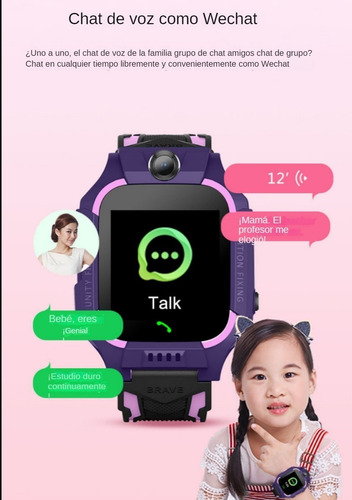 Reloj Inteligente Smartwatch For Niños, Gps, Llamadas, Cáma